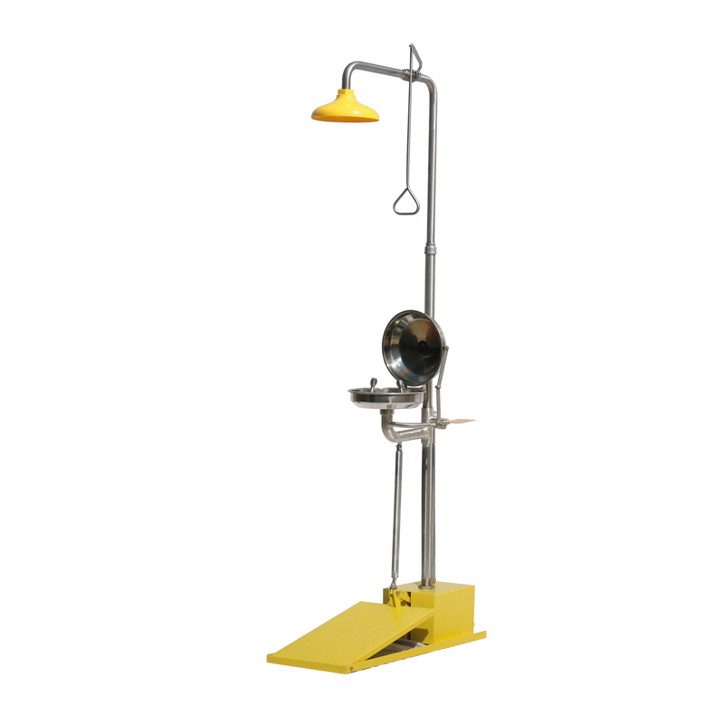 BTF82C复合式自动排空防冻不锈钢翻盖洗眼器